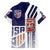 USA Soccer Family Matching Off The Shoulder Long Sleeve Dress and Hawaiian Shirt The Stars and Stripes Football - Road To Champion