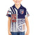 USA Soccer Family Matching Off The Shoulder Long Sleeve Dress and Hawaiian Shirt The Stars and Stripes Football - Road To Champion