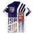 USA Soccer Family Matching Short Sleeve Bodycon Dress and Hawaiian Shirt The Stars and Stripes Football - Road To Champion