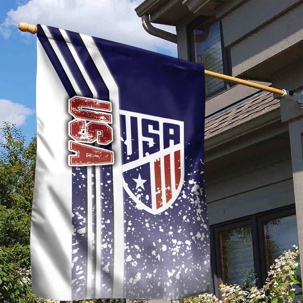 USA Soccer Garden Flag The Stars and Stripes Football - Road To Champion
