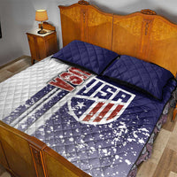 USA Soccer Quilt Bed Set The Stars and Stripes Football - Road To Champion - Wonder Print Shop
