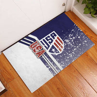 USA Soccer Rubber Doormat The Stars and Stripes Football - Road To Champion - Wonder Print Shop