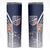 USA Soccer Skinny Tumbler The Stars and Stripes Football - Road To Champion