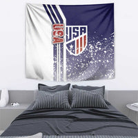 USA Soccer Tapestry The Stars and Stripes Football - Road To Champion - Wonder Print Shop