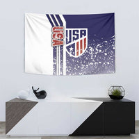 USA Soccer Tapestry The Stars and Stripes Football - Road To Champion - Wonder Print Shop