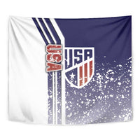 USA Soccer Tapestry The Stars and Stripes Football - Road To Champion - Wonder Print Shop
