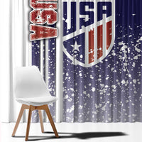 USA Soccer Window Curtain The Stars and Stripes Football - Road To Champion - Wonder Print Shop