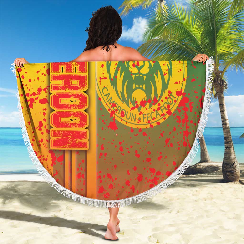 Cameroon Football Beach Blanket Indomitable Lions Soccer - Road To Champion