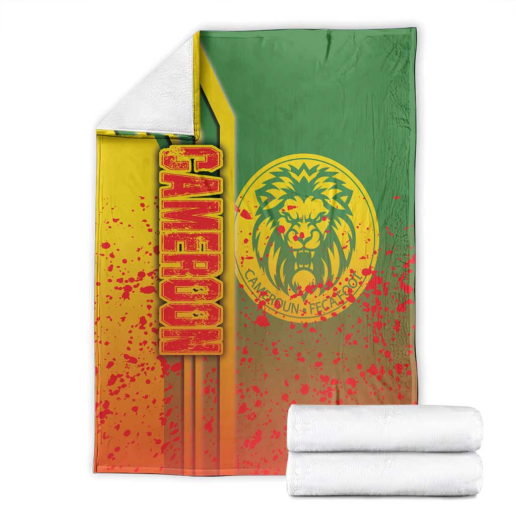 Cameroon Football Blanket Indomitable Lions Soccer - Road To Champion