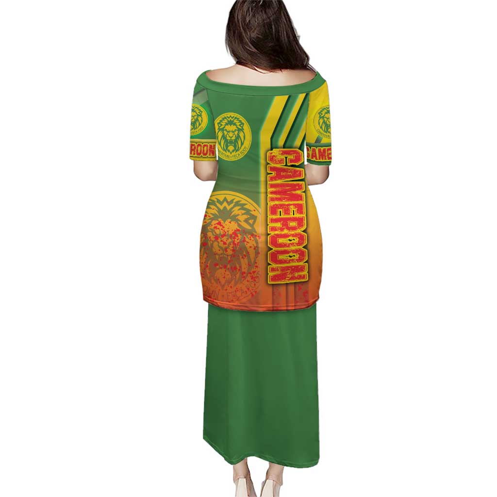 Cameroon Football Puletasi Indomitable Lions Soccer - Road To Champion - Wonder Print Shop