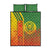 Cameroon Football Quilt Bed Set Indomitable Lions Soccer - Road To Champion - Wonder Print Shop