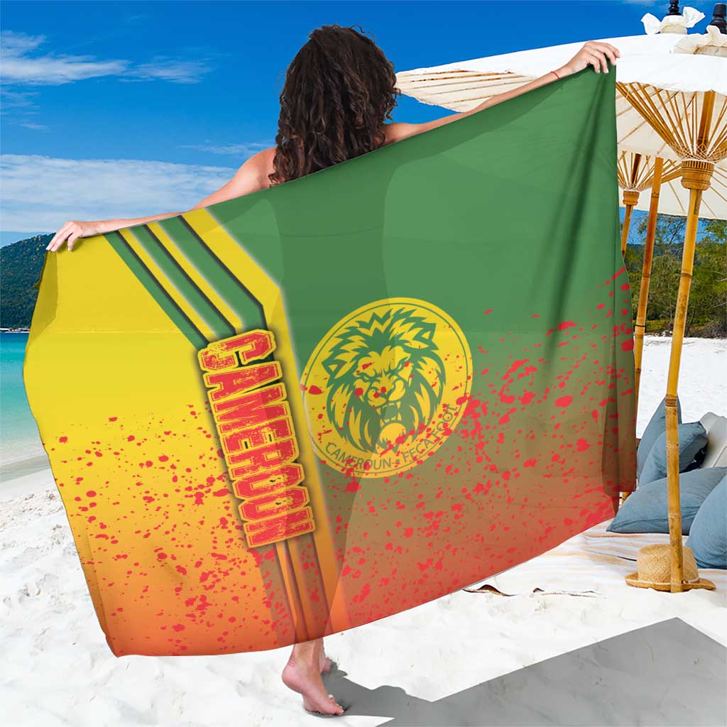Cameroon Football Sarong Indomitable Lions Soccer - Road To Champion - Wonder Print Shop