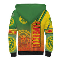 Cameroon Football Sherpa Hoodie Indomitable Lions Soccer - Road To Champion - Wonder Print Shop