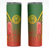 Cameroon Football Skinny Tumbler Indomitable Lions Soccer - Road To Champion