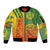 Cameroon Football Sleeve Zip Bomber Jacket Indomitable Lions Soccer - Road To Champion - Wonder Print Shop