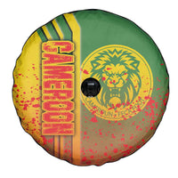 Cameroon Football Spare Tire Cover Indomitable Lions Soccer - Road To Champion - Wonder Print Shop