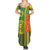 Cameroon Football Summer Maxi Dress Indomitable Lions Soccer - Road To Champion - Wonder Print Shop