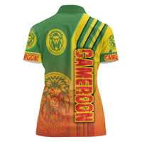 Cameroon Football Women Polo Shirt Indomitable Lions Soccer - Road To Champion - Wonder Print Shop