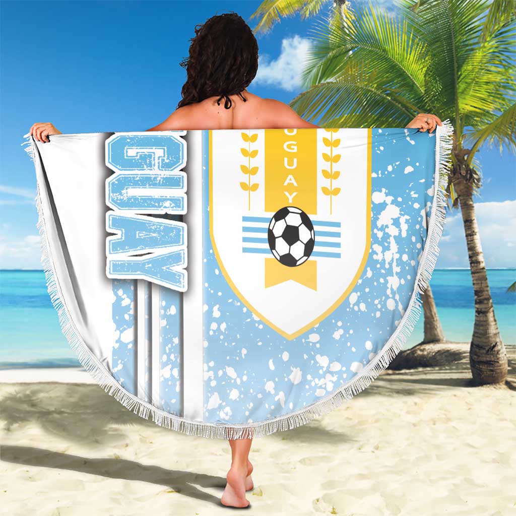 Uruguay Football Beach Blanket Sky Blue Soccer - Road To Champion