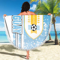 Uruguay Football Beach Blanket Sky Blue Soccer - Road To Champion