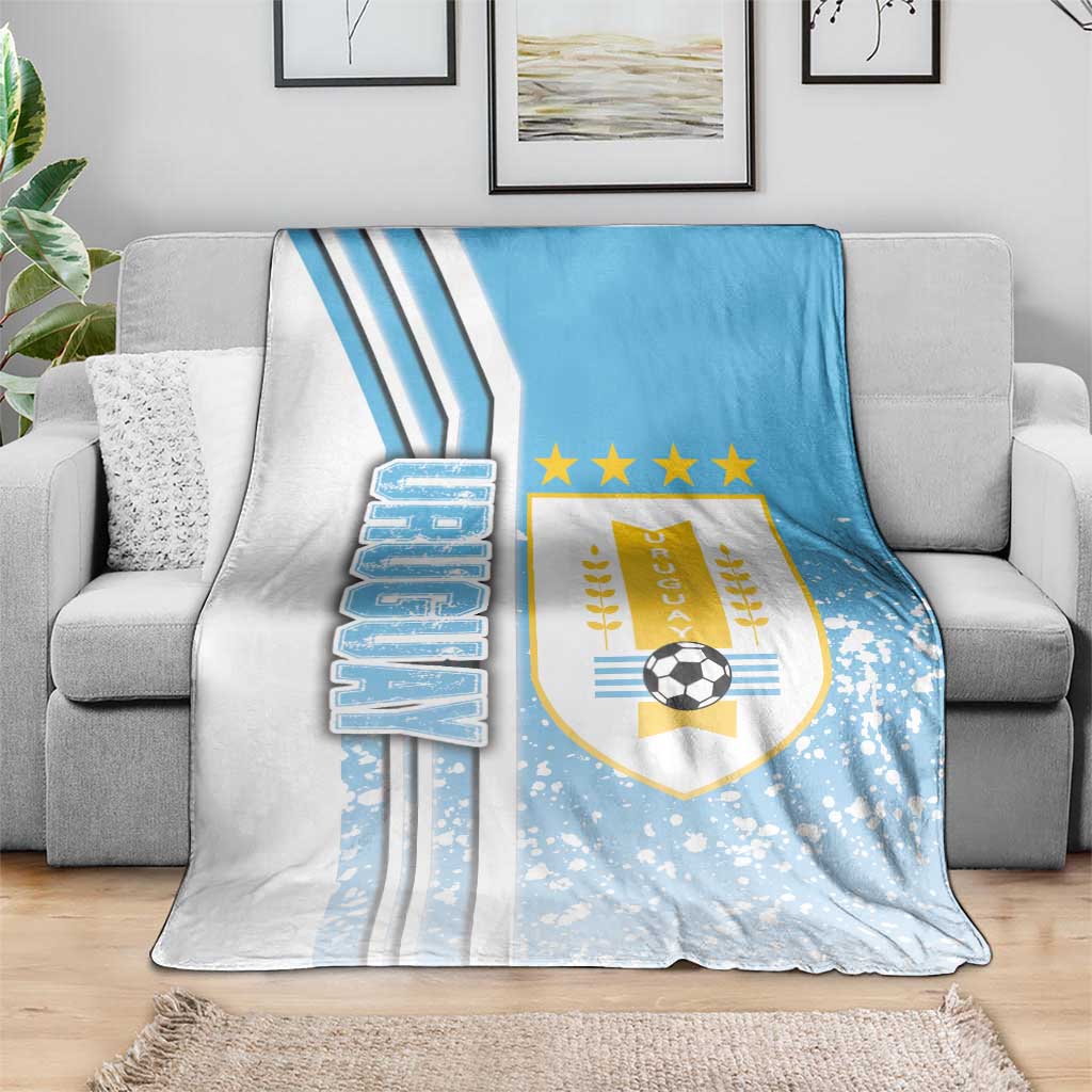 Uruguay Football Blanket Sky Blue Soccer - Road To Champion