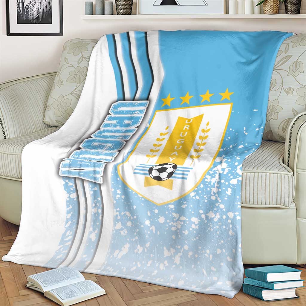 Uruguay Football Blanket Sky Blue Soccer - Road To Champion