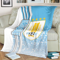Uruguay Football Blanket Sky Blue Soccer - Road To Champion