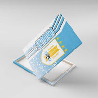 Uruguay Football Canvas Wall Art Sky Blue Soccer - Road To Champion