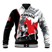 Canada Hockey Baseball Jacket Maple Leaf Sport Style
