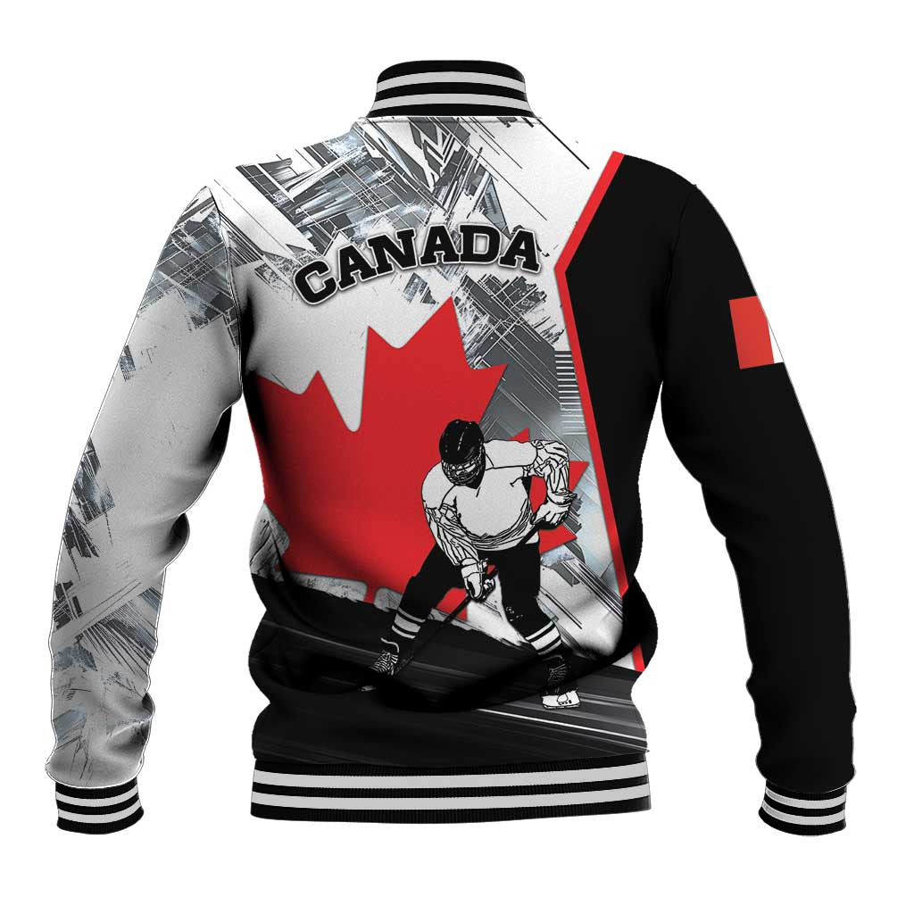 Canada Hockey Baseball Jacket Maple Leaf Sport Style