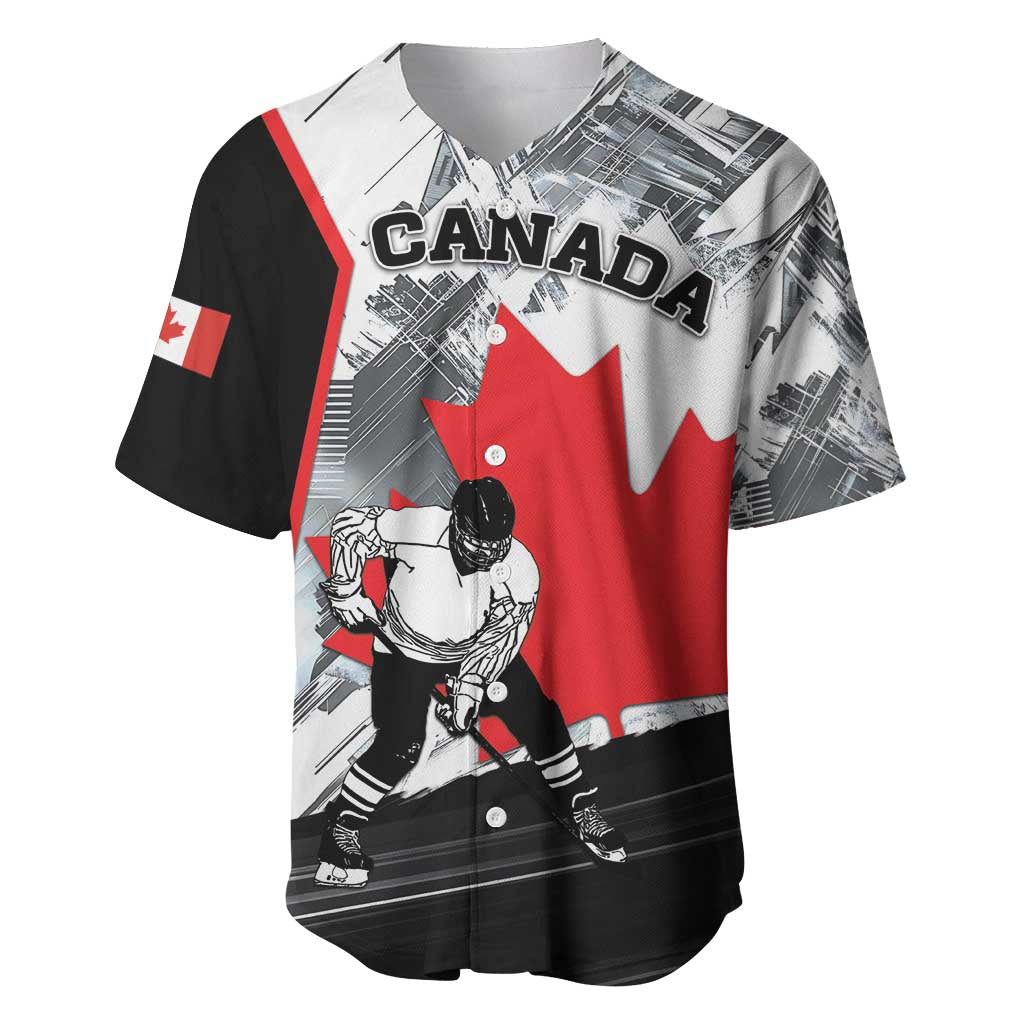 Canada Hockey Baseball Jersey Maple Leaf Sport Style
