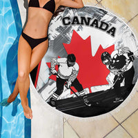 Canada Hockey Beach Blanket Maple Leaf Sport Style