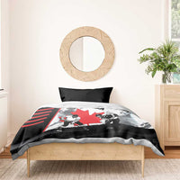 Canada Hockey Bedding Set Maple Leaf Sport Style
