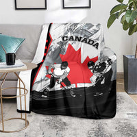 Canada Hockey Blanket Maple Leaf Sport Style