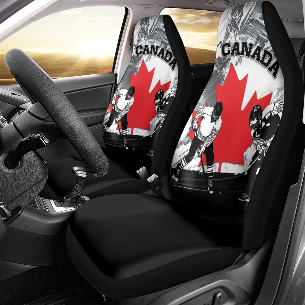 Canada Hockey Car Seat Cover Maple Leaf Sport Style