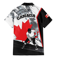 Canada Hockey Family Matching Mermaid Dress and Hawaiian Shirt Maple Leaf Sport Style