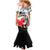 Canada Hockey Family Matching Mermaid Dress and Hawaiian Shirt Maple Leaf Sport Style