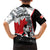Canada Hockey Family Matching Short Sleeve Bodycon Dress and Hawaiian Shirt Maple Leaf Sport Style