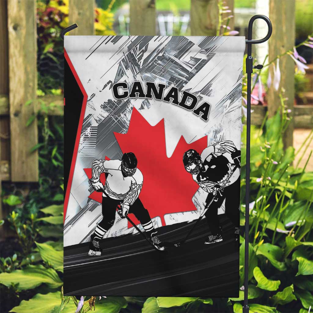 Canada Hockey Garden Flag Maple Leaf Sport Style