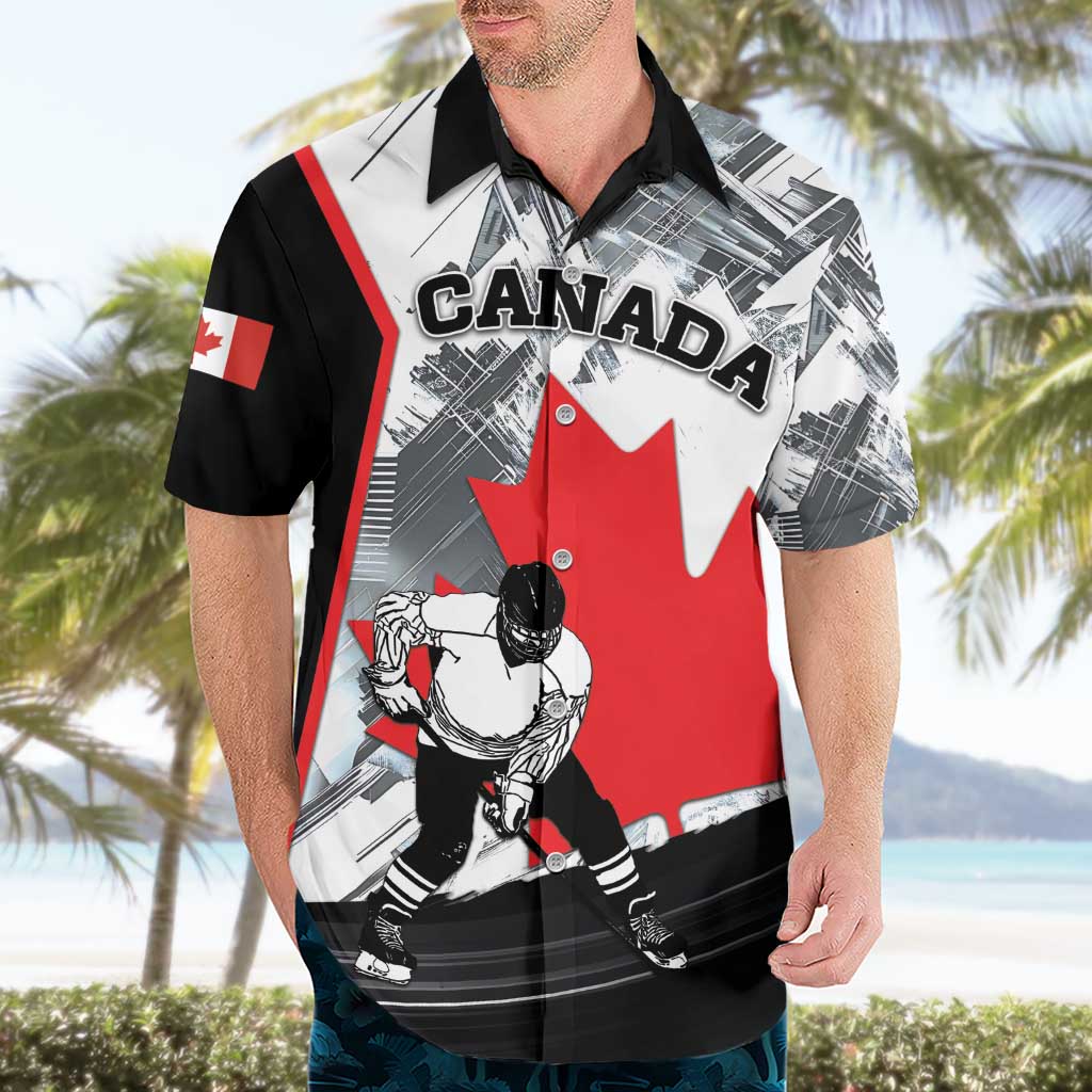 Canada Hockey Hawaiian Shirt Maple Leaf Sport Style
