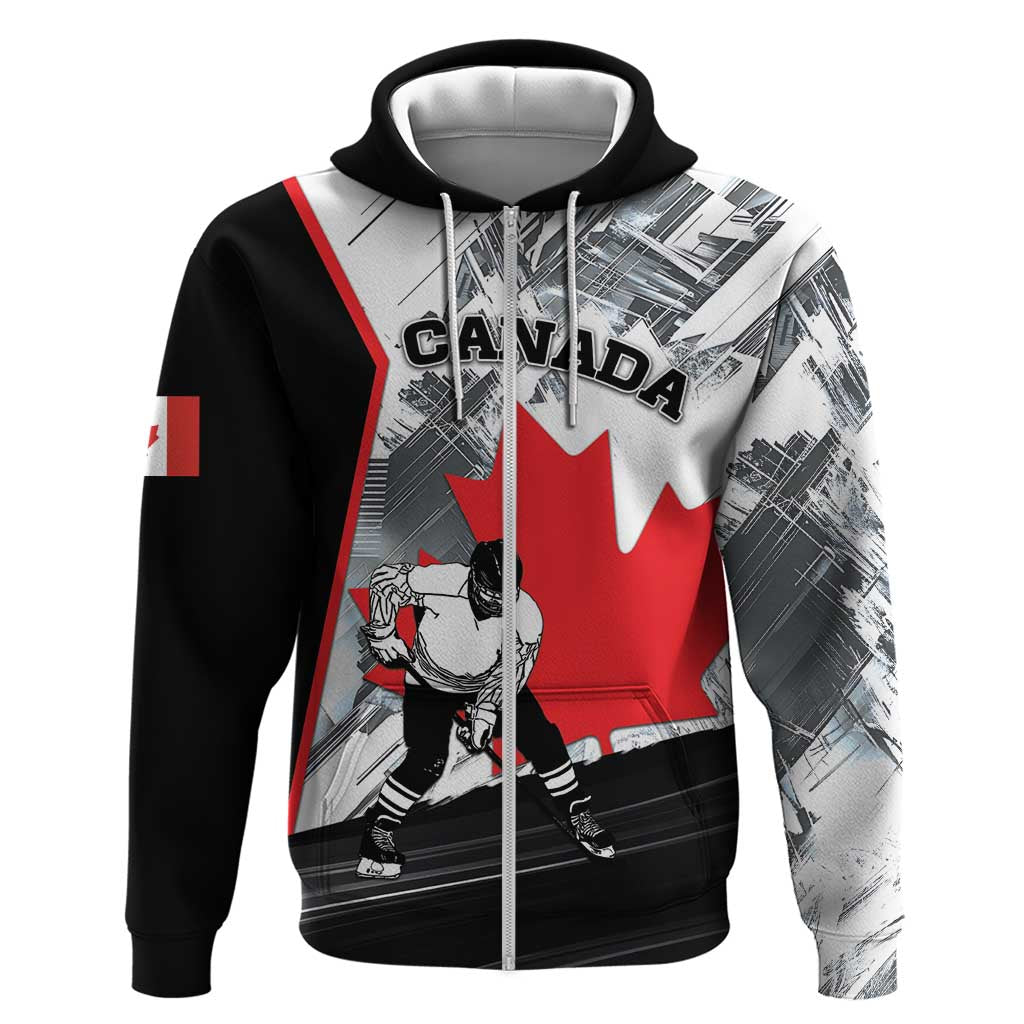 Canada Hockey Hoodie Maple Leaf Sport Style