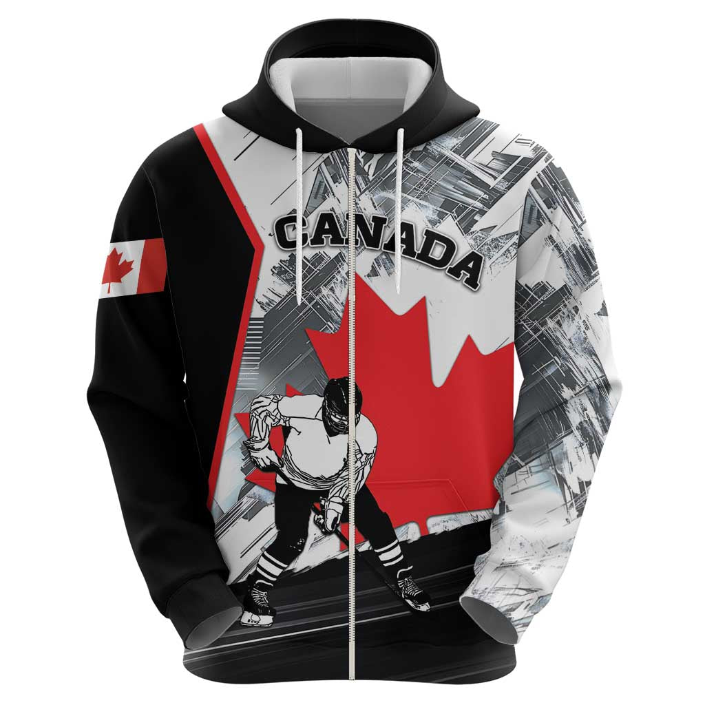Canada Hockey Hoodie Maple Leaf Sport Style