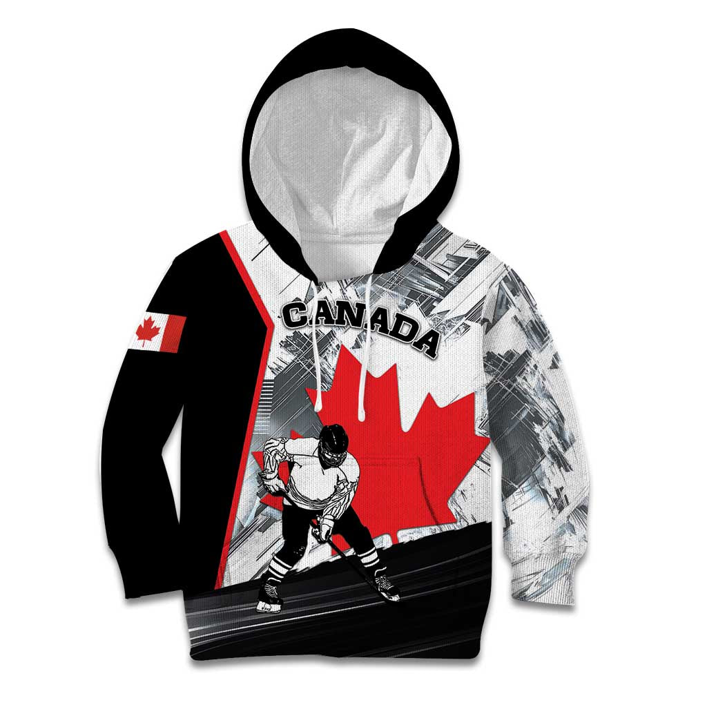 Canada Hockey Kid Hoodie Maple Leaf Sport Style