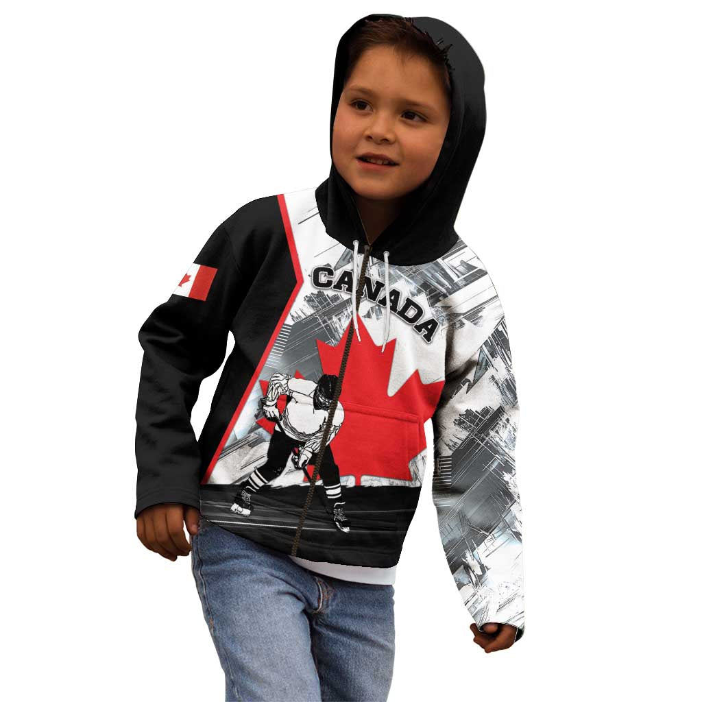 Canada Hockey Kid Hoodie Maple Leaf Sport Style