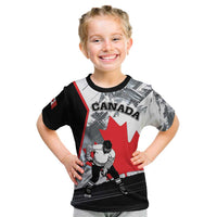 Canada Hockey Kid T Shirt Maple Leaf Sport Style
