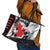 Canada Hockey Leather Tote Bag Maple Leaf Sport Style