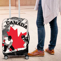 Canada Hockey Luggage Cover Maple Leaf Sport Style