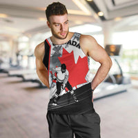 Canada Hockey Men Tank Top Maple Leaf Sport Style
