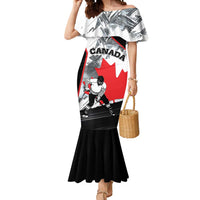 Canada Hockey Mermaid Dress Maple Leaf Sport Style