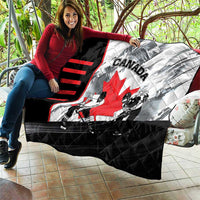 Canada Hockey Quilt Maple Leaf Sport Style